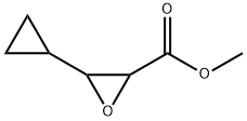 Oxiranecarboxylic acid, 3-cyclopropyl-, methyl ester (9CI) Struktur