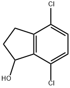 4,7-DICHLORO-2,3-DIHYDRO-1H-INDEN-1-OL Struktur