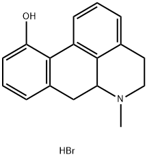 11-hydroxyaporphine Struktur