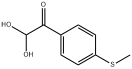 4-METHYLTHIOPHENYLGLYOXAL HYDRATE Struktur