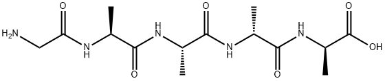 GLY-ALA-ALA-D -ALA-D -ALA Struktur