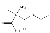 1,1-Hydrazinedicarboxylic acid diethyl ester Struktur