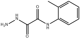 2-hydrazino-N-(2-methylphenyl)-2-oxoacetamide Struktur