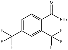 2,4-BIS(TRIFLUOROMETHYL)BENZAMIDE Structure