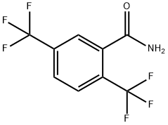 2,5-BIS(TRIFLUOROMETHYL)BENZAMIDE Struktur