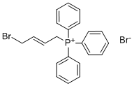 (4-BROMO-2-BUTENYL)TRIPHENYLPHOSPHONIUM BROMIDE Struktur