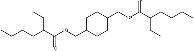 1,4-Cyclohexanedimethanol bis(2-ethylhexanoate) Struktur