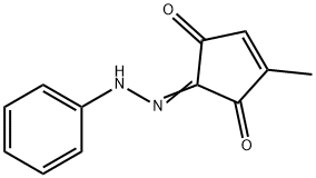 4-Cyclopentene-1,2,3-trione, 4-methyl-, 2-(phenylhydrazone) (9CI) Struktur