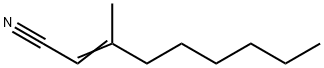 3-methylnon-2-enenitrile Struktur