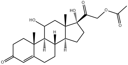 hydrocortisone acetate Struktur