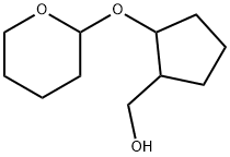 Cyclopentanemethanol, 2-[(tetrahydro-2H-pyran-2-yl)oxy]- (9CI) Struktur