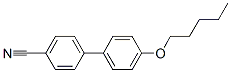 4-Pentyloxy-4'-Cyanobiphenyl Struktur