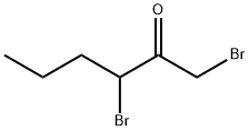 1,3-Dibromo-2-hexanone Struktur