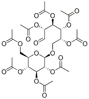 6-O-(2,3,4,6-tetra-O-acetyl-beta-D-glucopyranosyl)-D-glucose 2,3,4,5-tetraacetate Struktur