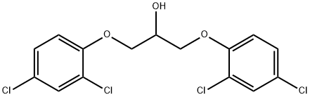 1,3-bis(2,4-dichlorophenoxy)propan-2-ol Struktur