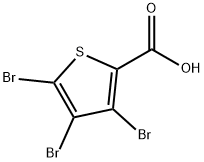 3,4,5-tribromo-2-thenoic acid  Struktur