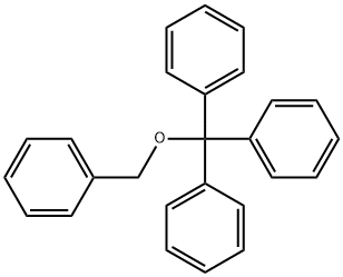 (Trityloxymethyl)benzene Struktur