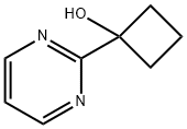 Cyclobutanol, 1-(2-pyrimidinyl)- (9CI) Struktur