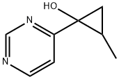 Cyclopropanol, 2-methyl-1-(4-pyrimidinyl)- (9CI) Struktur