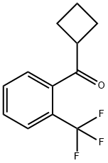 CYCLOBUTYL 2-TRIFLUOROMETHYLPHENYL KETONE Struktur