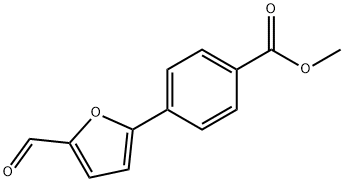 4-(5-FORMYL-FURAN-2-YL)-BENZOIC ACID METHYL ESTER Struktur