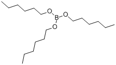 BORIC ACID TRI-N-HEXYL ESTER Struktur