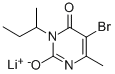 5-bromo-3-sec-butyl-6-methylpyrimidine-2,4(1H,3H)-dione, lithium salt Struktur