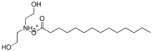 bis(2-hydroxyethyl)ammonium myristate Struktur