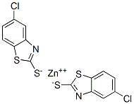 5-Chloro-2-mercaptobenzothiazole, zinc salt Struktur