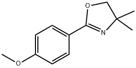 2-(4-METHOXYPHENYL)-4,4-DIMETHYL-4,5-DIHYDRO-1,3-OXAZOLE Struktur