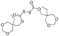 bis[(5-ethyl-1,3-dioxan-5-yl)methyl] thioperoxydicarbonate Struktur