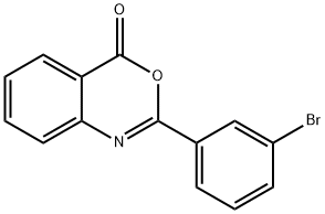 2-(3-bromophenyl)-4H-3,1-benzoxazin-4-one Struktur