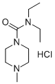 N,N-diethyl-4-methylpiperazine-1-carboxamide monohydrochloride Struktur