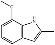 7-methoxy-2-methyl-1H-indole Struktur