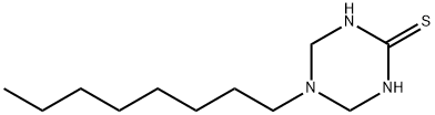 5-octyl-1,3,5-triazinane-2-thione Struktur