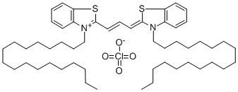 3,3'-DIOCTADECYLTHIACARBOCYANINE PERCHLORATE Struktur