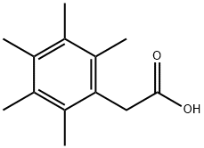 2-(2,3,4,5,6-pentamethylphenyl)acetic acid Struktur