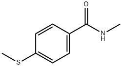 N-甲基-4-(甲硫基)苯甲酰胺, 53551-23-8, 結(jié)構(gòu)式