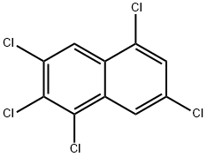 1,2,3,5,7-PENTACHLORONAPHTHALENE Struktur