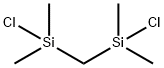 chloro-[(chloro-dimethyl-silyl)methyl]-dimethyl-silane Struktur