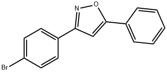 Isoxazole, 3-(4-broMophenyl)-5-phenyl- Struktur