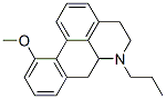 11-methoxy-N-n-propylnoraporphine Struktur