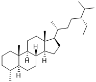 4ALPHA-METHYL-(24R)-ETHYL-5ALPHA(H),14ALPHA(H),17ALPHA(H)-CHOLESTANE Struktur