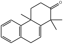 3,4,4a,9-Tetrahydro-1,1,4a-trimethyl-2(1H)-phenanthrenone Struktur