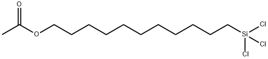 11-ACETOXYUNDECYLTRICHLOROSILANE Struktur