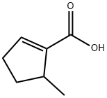 1-Cyclopentene-1-carboxylic acid, 5-methyl- (9CI) Struktur