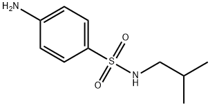 4-AMINO-N-ISOBUTYLBENZENESULFONAMIDE Struktur