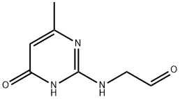 Acetaldehyde, [(1,4-dihydro-6-methyl-4-oxo-2-pyrimidinyl)amino]- (9CI) Struktur