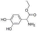 Benzeneacetic acid, alpha-amino-3,4-dihydroxy-, ethyl ester (9CI) Struktur