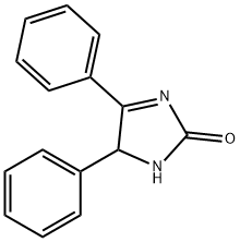 1,5-dihydro-4,5-diphenyl-2H-imidazol-2-one Struktur